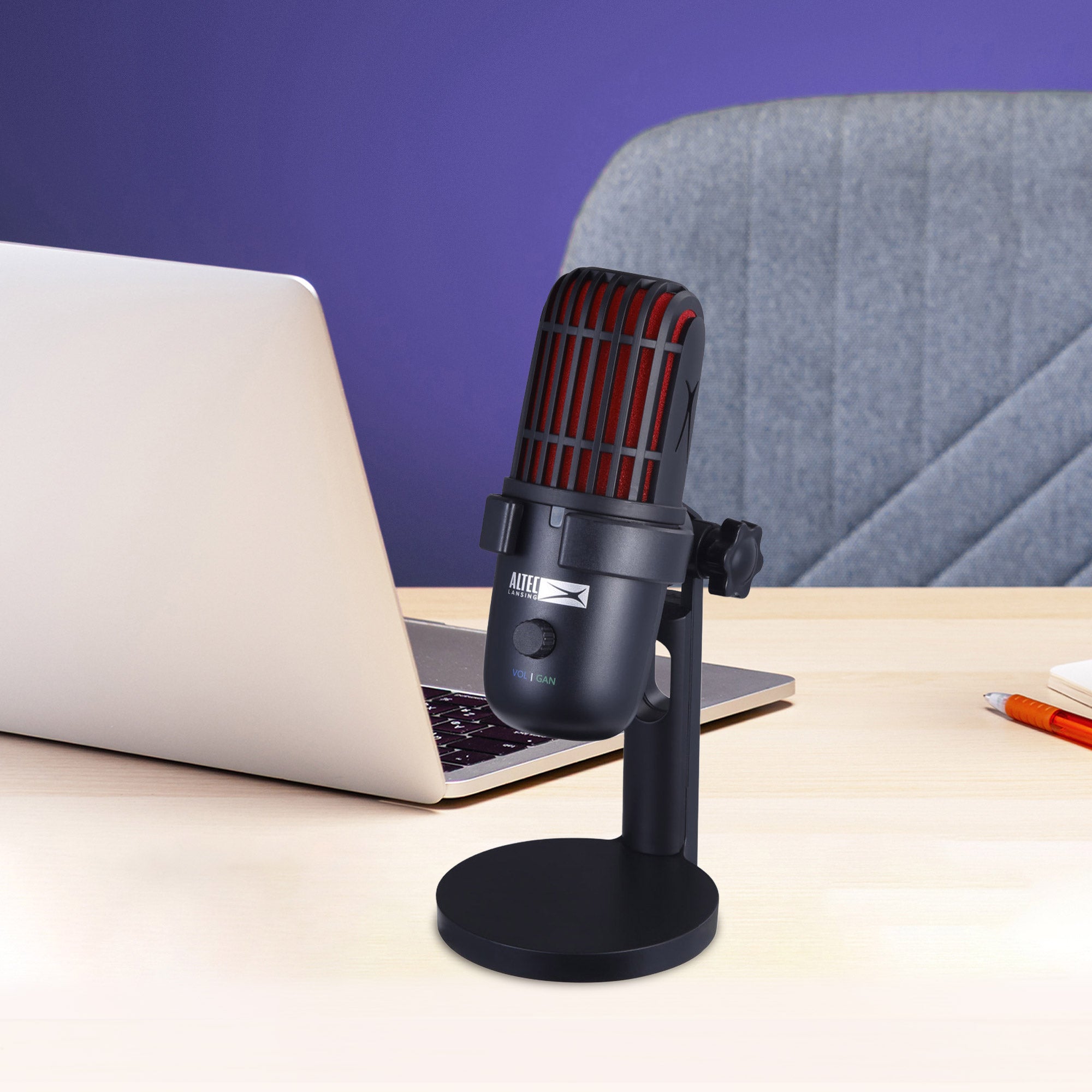 Altec Lansing Studio Mic1 Micro USB Studio Noir Podcast