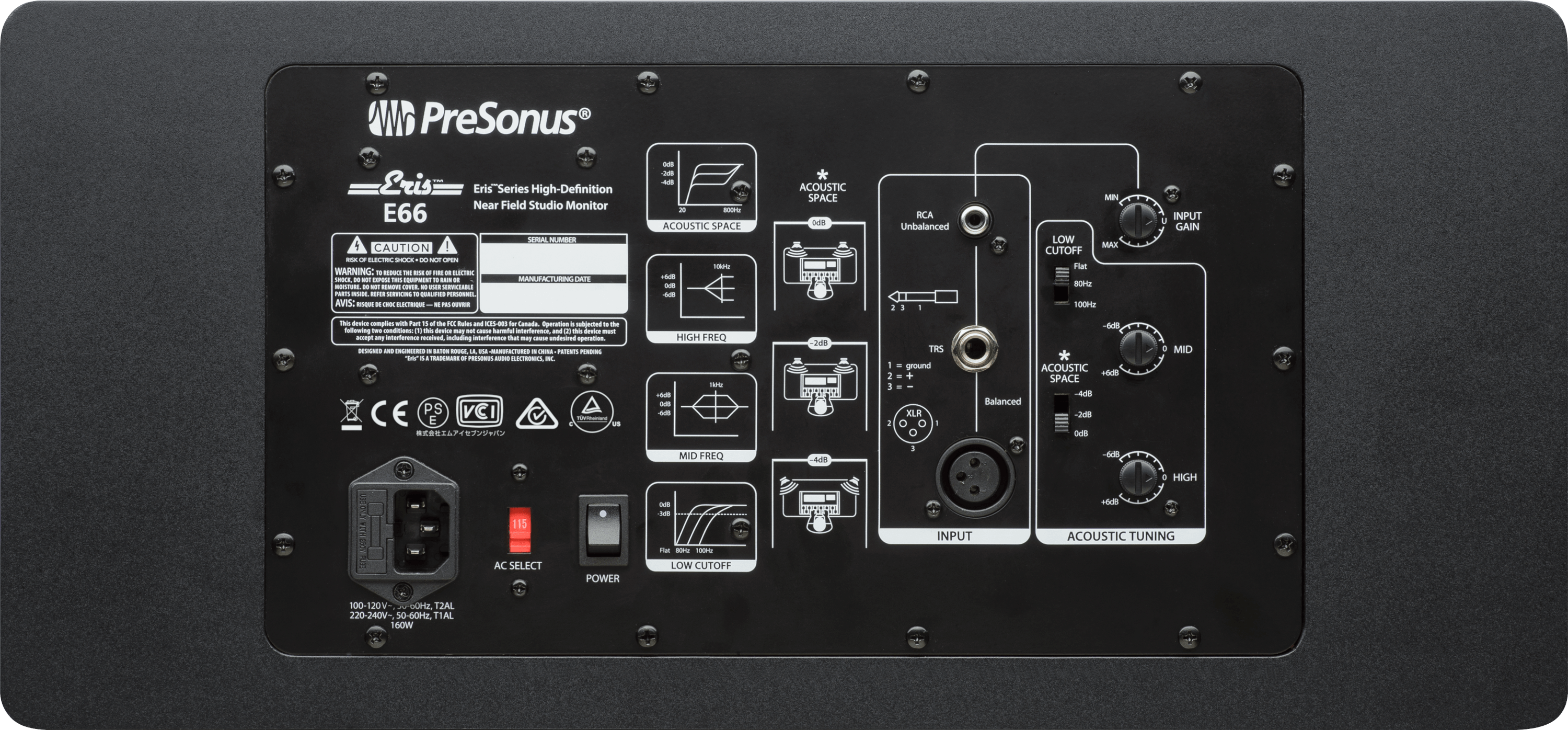 Studio One Eris E66 Moniteur studio MTM 6,5 pouces