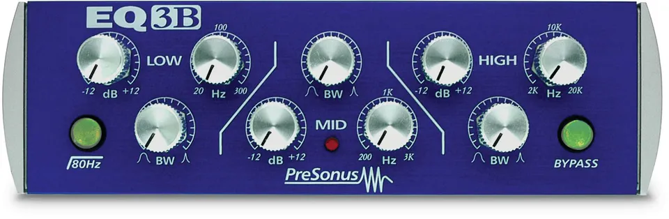 Studio One EQ3B égaliseur paramétrique 3 bandes analogique