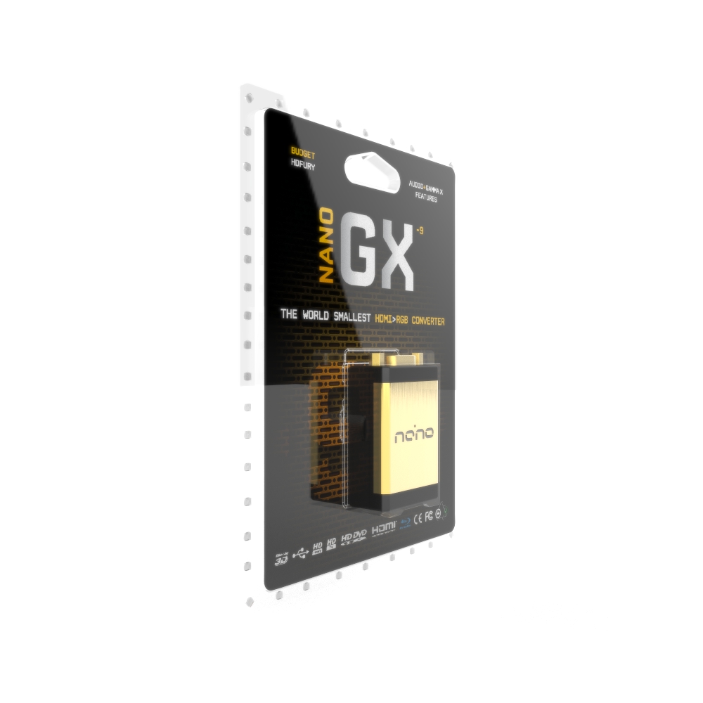 HD Fury HDF1 Nano GX convertisseur HDMI vers RGB scaler