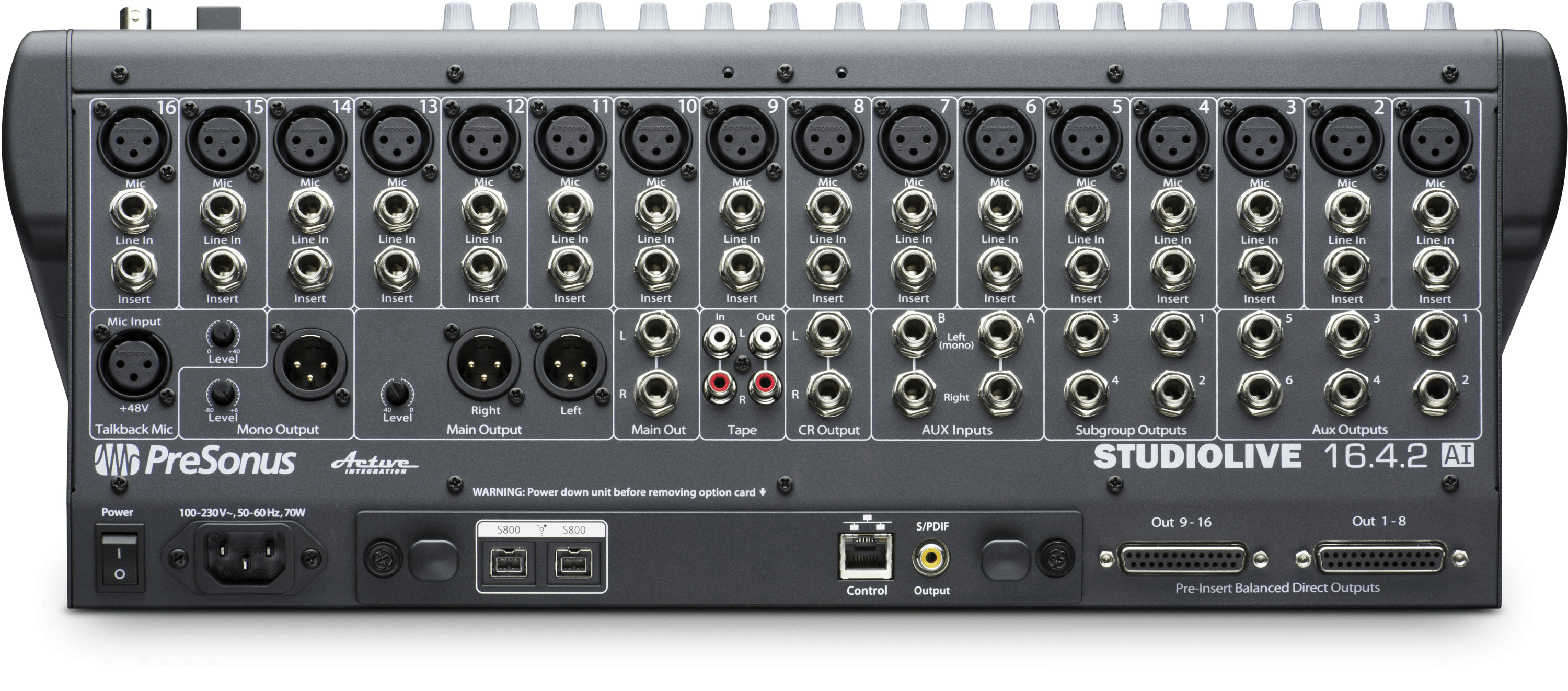 Studio One StudioLive 16.4.2AI console mixage numérique 16 voies