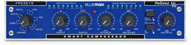 Studio One BlueMAX Compresseur stéréo analogique presets