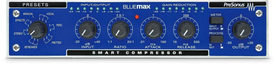 Studio One BlueMAX Compresseur stéréo analogique presets