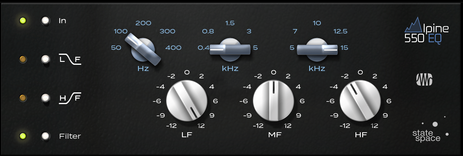 Studio One Fat Channel Alpine EQ-550 plugin égaliseur vintage