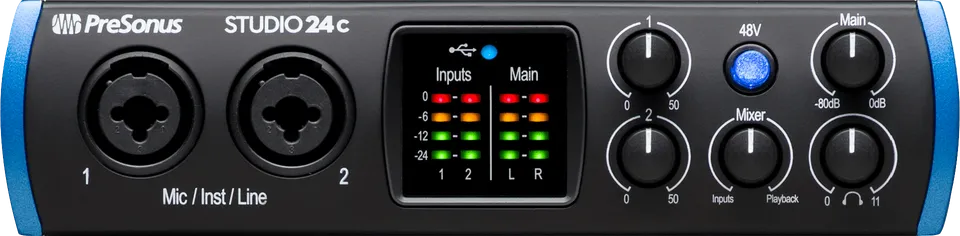 Studio One Studio Series Studio 24c interface audio USB 2 voies