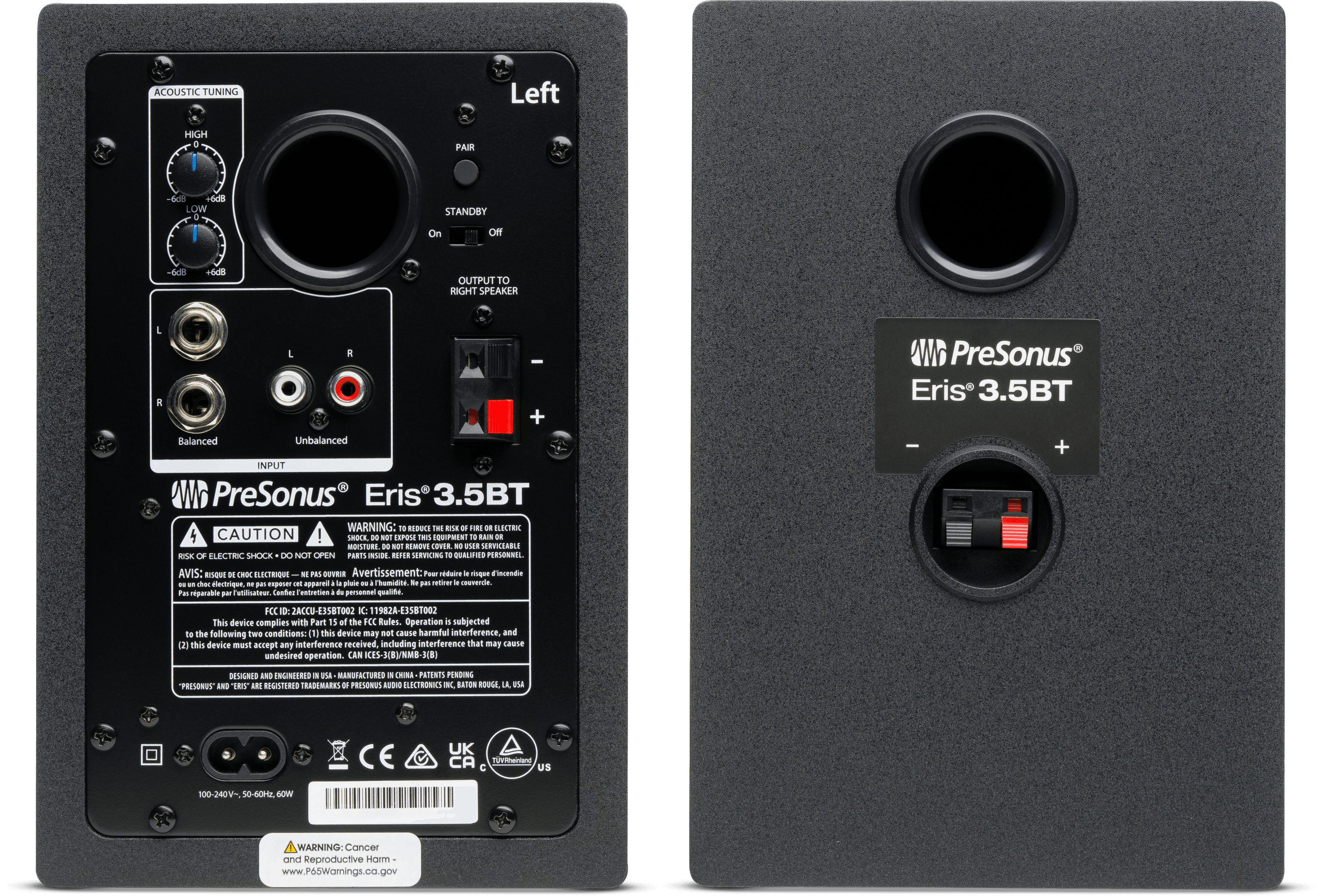 Studio One Eris 3.5BT Enceinte monitoring Bluetooth Noir Paire