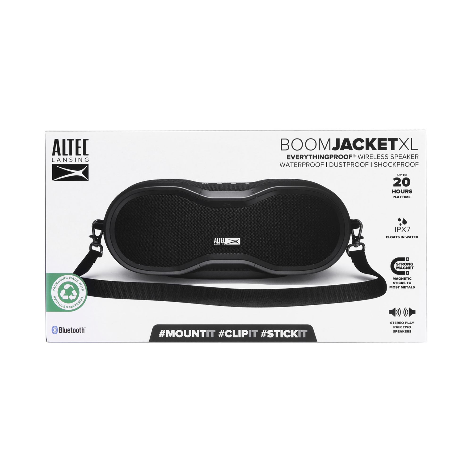 Altec Lansing BoomJacket XL enceinte bluetooth noire
