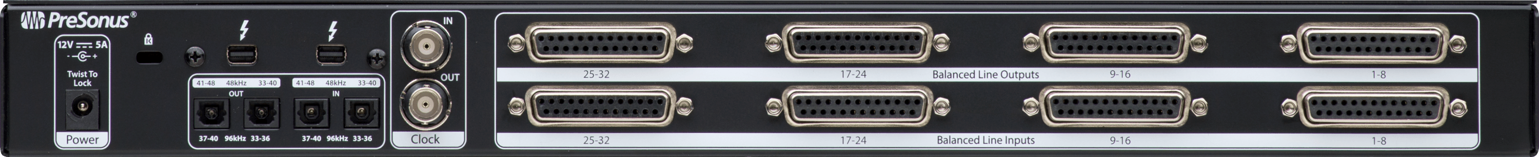 Studio One Quantum 4848 interface audio Thunderbolt 48x48